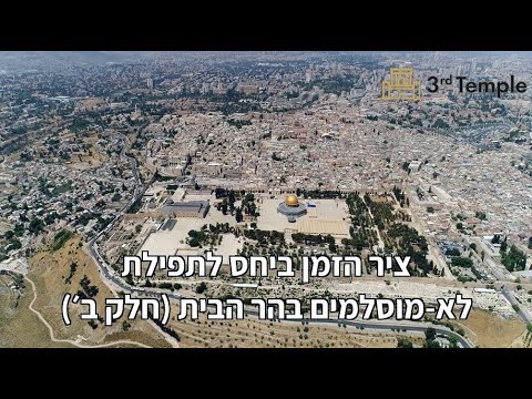 ציר הזמן ביחס לתפילת יהודים בהר הבית (חלק 2)